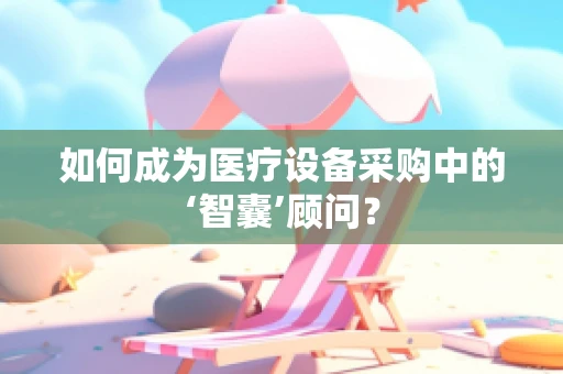 如何成为医疗设备采购中的‘智囊’顾问？