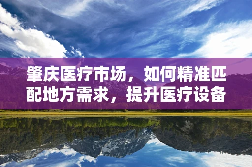 肇庆医疗市场，如何精准匹配地方需求，提升医疗设备采购效率？