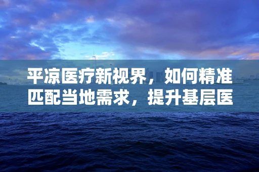 平凉医疗新视界，如何精准匹配当地需求，提升基层医疗设备效能？