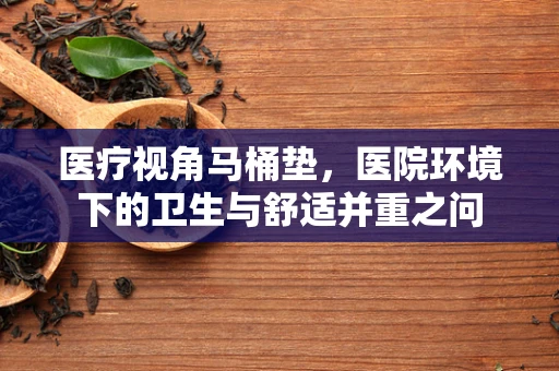 医疗视角马桶垫，医院环境下的卫生与舒适并重之问