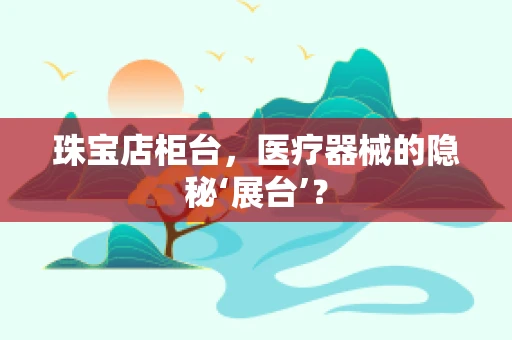珠宝店柜台，医疗器械的隐秘‘展台’？