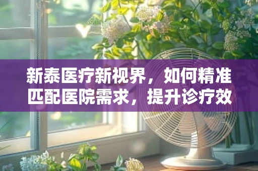 新泰医疗新视界，如何精准匹配医院需求，提升诊疗效率？