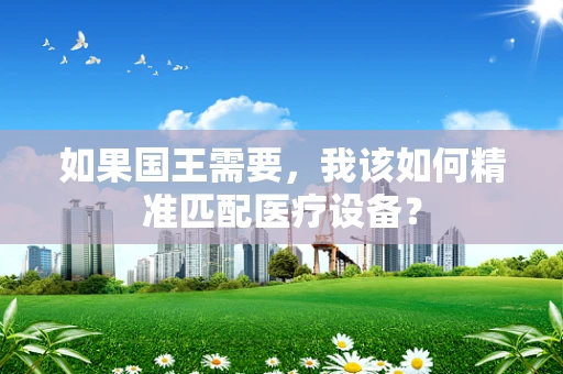 如果国王需要，我该如何精准匹配医疗设备？