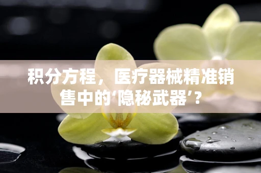 积分方程，医疗器械精准销售中的‘隐秘武器’？