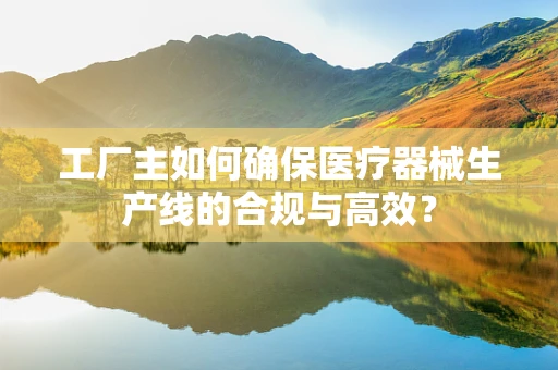 工厂主如何确保医疗器械生产线的合规与高效？