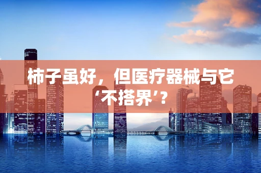 柿子虽好，但医疗器械与它‘不搭界’？