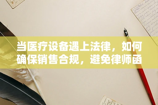 当医疗设备遇上法律，如何确保销售合规，避免律师函？