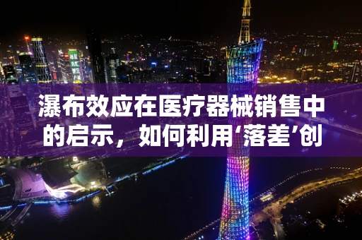 瀑布效应在医疗器械销售中的启示，如何利用‘落差’创造销售高峰？