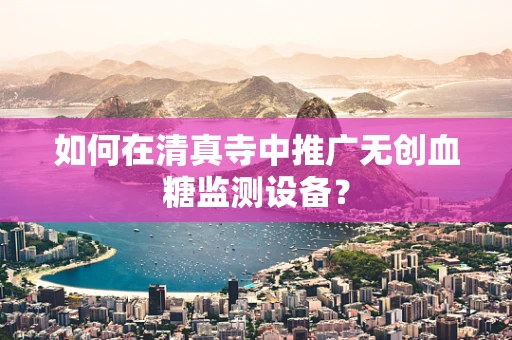 如何在清真寺中推广无创血糖监测设备？