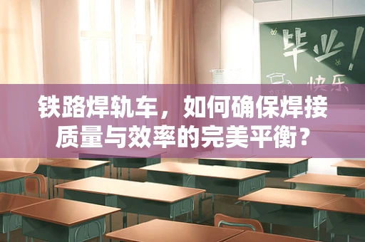 铁路焊轨车，如何确保焊接质量与效率的完美平衡？