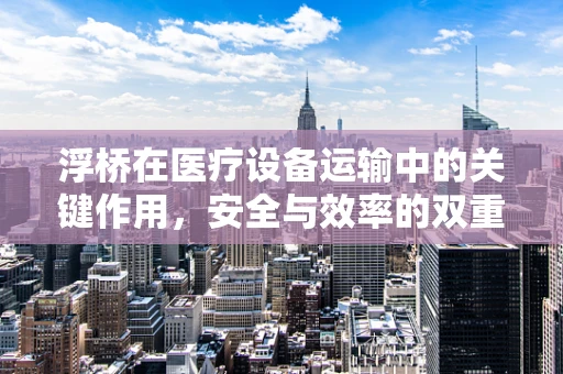 浮桥在医疗设备运输中的关键作用，安全与效率的双重保障？