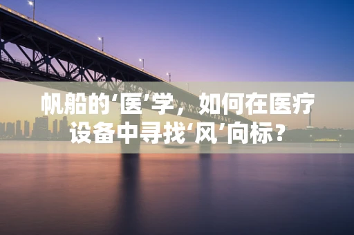 帆船的‘医’学，如何在医疗设备中寻找‘风’向标？