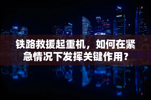 铁路救援起重机，如何在紧急情况下发挥关键作用？