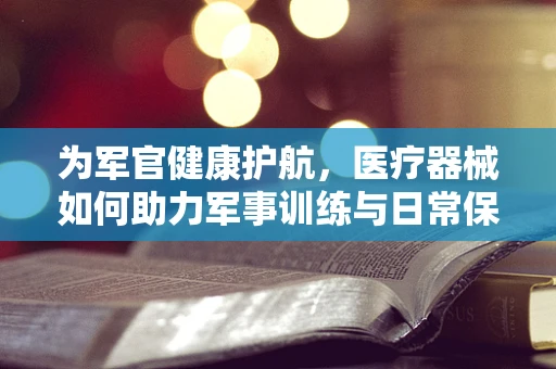 为军官健康护航，医疗器械如何助力军事训练与日常保健？