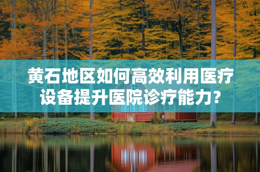 黄石地区如何高效利用医疗设备提升医院诊疗能力？
