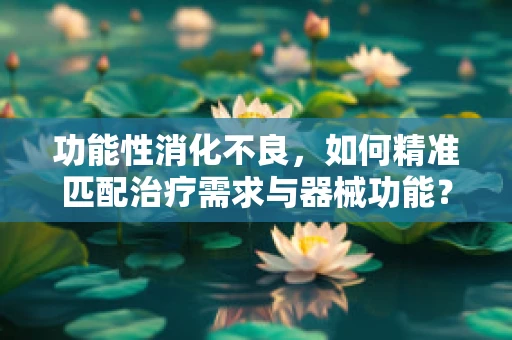 功能性消化不良，如何精准匹配治疗需求与器械功能？