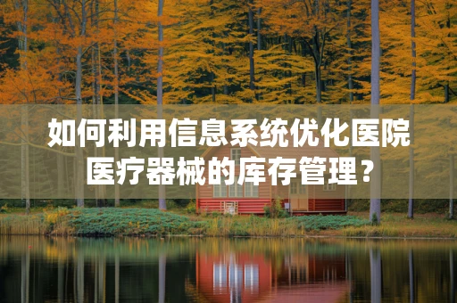 如何利用信息系统优化医院医疗器械的库存管理？