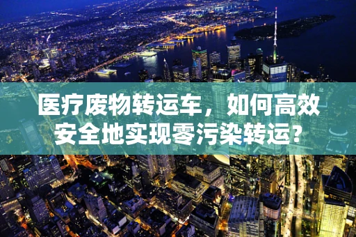医疗废物转运车，如何高效安全地实现零污染转运？