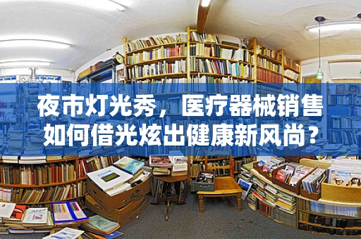 夜市灯光秀，医疗器械销售如何借光炫出健康新风尚？