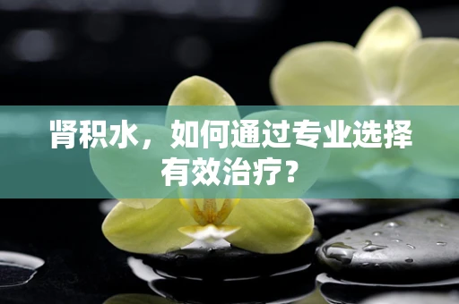 肾积水，如何通过专业选择有效治疗？