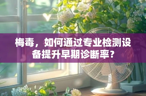 梅毒，如何通过专业检测设备提升早期诊断率？