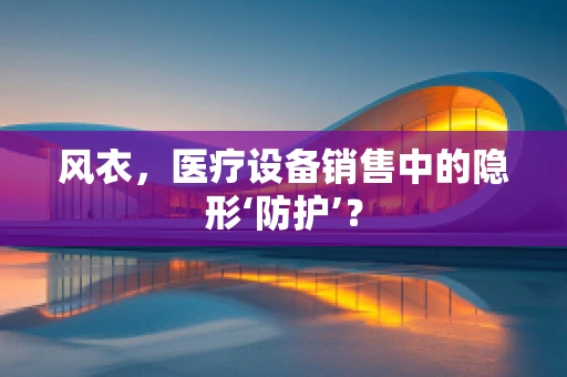 风衣，医疗设备销售中的隐形‘防护’？