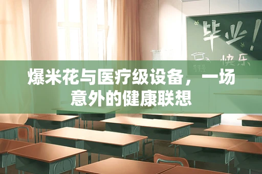 爆米花与医疗级设备，一场意外的健康联想