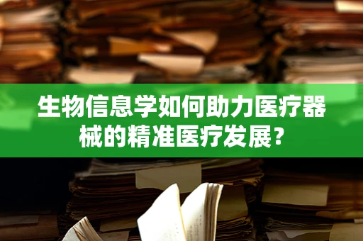 生物信息学如何助力医疗器械的精准医疗发展？