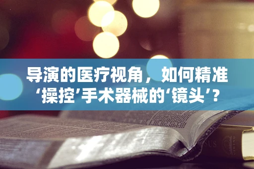导演的医疗视角，如何精准‘操控’手术器械的‘镜头’？