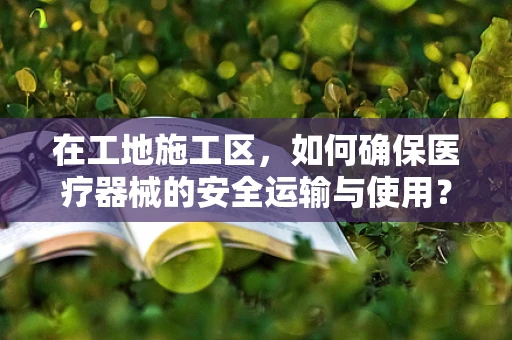 在工地施工区，如何确保医疗器械的安全运输与使用？