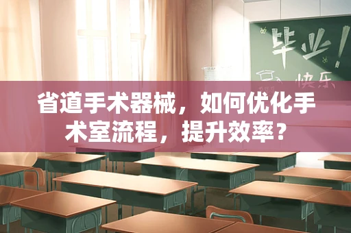 省道手术器械，如何优化手术室流程，提升效率？