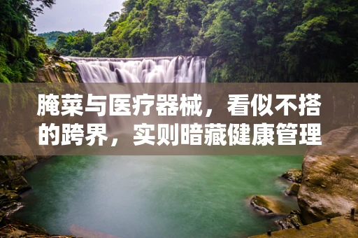 腌菜与医疗器械，看似不搭的跨界，实则暗藏健康管理新思路？