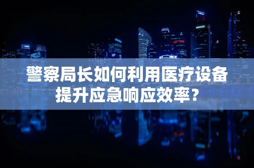 警察局长如何利用医疗设备提升应急响应效率？