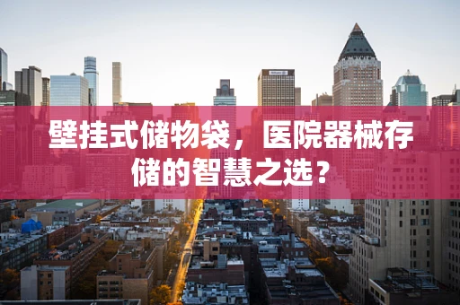 壁挂式储物袋，医院器械存储的智慧之选？