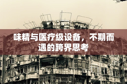 味精与医疗级设备，不期而遇的跨界思考