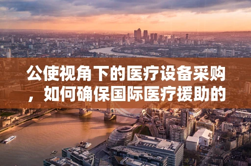 公使视角下的医疗设备采购，如何确保国际医疗援助的高效与精准？