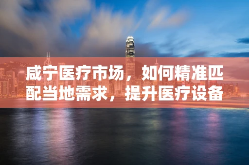 咸宁医疗市场，如何精准匹配当地需求，提升医疗设备采购效率？