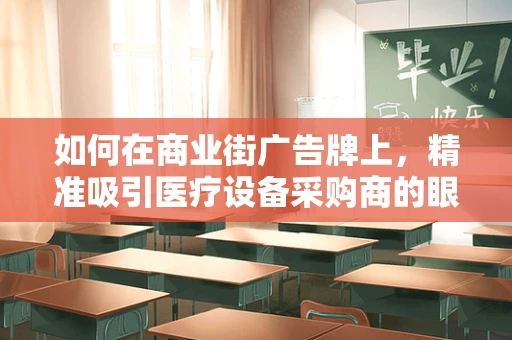 如何在商业街广告牌上，精准吸引医疗设备采购商的眼球？