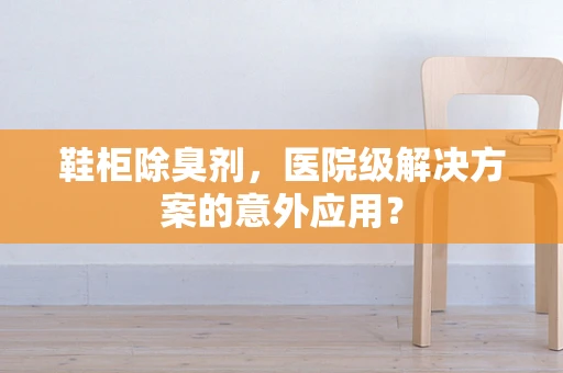 鞋柜除臭剂，医院级解决方案的意外应用？