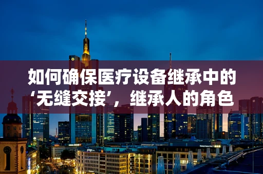 如何确保医疗设备继承中的‘无缝交接’，继承人的角色与责任