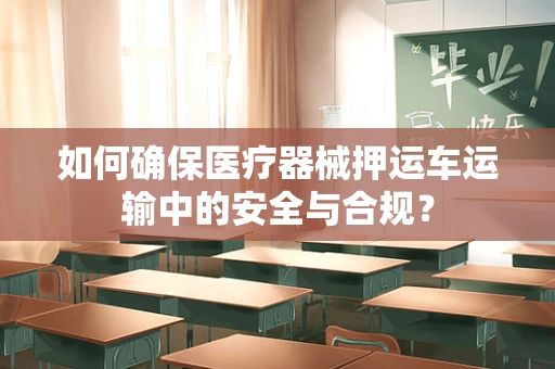 如何确保医疗器械押运车运输中的安全与合规？