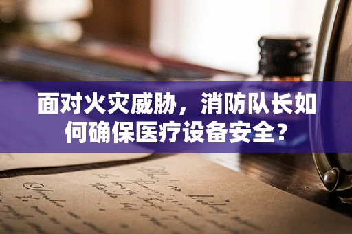 面对火灾威胁，消防队长如何确保医疗设备安全？
