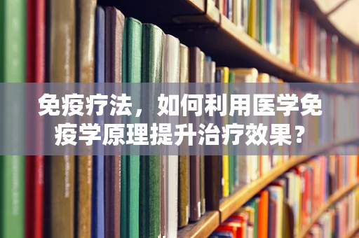 免疫疗法，如何利用医学免疫学原理提升治疗效果？