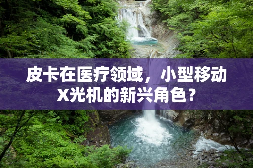 皮卡在医疗领域，小型移动X光机的新兴角色？