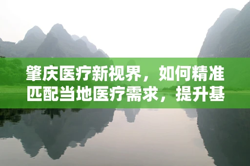 肇庆医疗新视界，如何精准匹配当地医疗需求，提升基层诊疗水平？