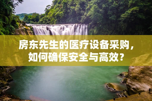 房东先生的医疗设备采购，如何确保安全与高效？