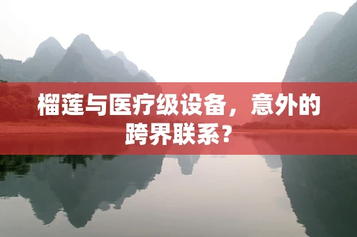榴莲与医疗级设备，意外的跨界联系？