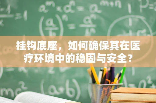 挂钩底座，如何确保其在医疗环境中的稳固与安全？