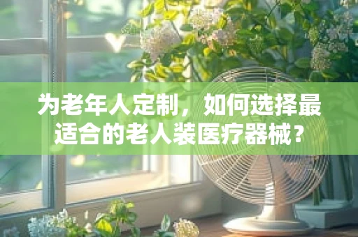 为老年人定制，如何选择最适合的老人装医疗器械？