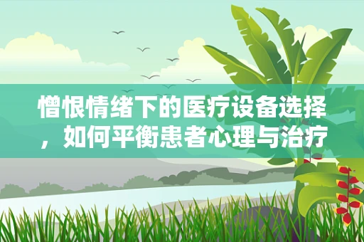 憎恨情绪下的医疗设备选择，如何平衡患者心理与治疗需求？